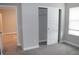 Bedroom featuring closet with sliding doors for storage and carpet for comfort at 2704 Grassy Br Dr, Whitestown, IN 46075