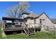 Backyard deck perfect for entertaining at 3559 N Us Highway 41, Bloomingdale, IN 47832