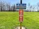 Sign for the hike and bike trail, tent sites and RV sites at the campground at 3559 N Us Highway 41, Bloomingdale, IN 47832