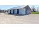 Exterior of the clean restroom facilities with patriotic American flag mural at 3559 N Us Highway 41, Bloomingdale, IN 47832