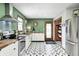 Stylish kitchen with ample counter space, stainless steel appliances, and custom cabinetry for a modern look at 438 N 11Th Ave, Beech Grove, IN 46107