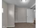 Bedroom featuring a closet and doorway at 4618 W Beecher St, Indianapolis, IN 46241