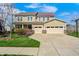 Charming two-story home with a well-manicured lawn, inviting curb appeal, and attached two-car garage at 4644 Shelby Cir, Greenwood, IN 46143