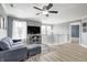 Comfortable upstairs living space with neutral decor and natural lighting at 4644 Shelby Cir, Greenwood, IN 46143