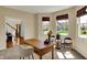 Cozy home office with large window overlooking the landscaped yard at 4932 Willow Ridge Ct, Zionsville, IN 46077