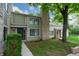 Exterior front view of unit, showing sidewalk and front door at 5713 Bradston Way, Indianapolis, IN 46237