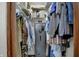 Well-organized walk-in closet with ample storage space at 601 Ridge Rd, Greenwood, IN 46142