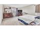 Comfortable bedroom with ample storage, natural light, and a soothing color palette at 8546 Strabet Dr, Pendleton, IN 46064