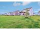 Expansive lawn in the backyard offers ample space for recreation and relaxation at 8663 Kellner St, Pendleton, IN 46064