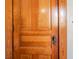 Detailed wood door with vintage hardware adding character to the home at 10723 E State Road 234, Wilkinson, IN 46186