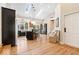 Open-concept kitchen featuring stainless steel appliances, an island bar, and an abundance of cabinet space at 1234 E 71St St, Indianapolis, IN 46220