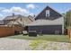 Backyard features modern gravel with synthetic grass perfect for outdoor gatherings at 1321 Union St, Indianapolis, IN 46225