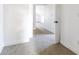 A bedroom view featuring a doorway, neutral carpet, and white walls at 1321 Union St, Indianapolis, IN 46225