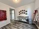 Cozy hobby room with built-in storage, stainless steel workspace and durable flooring at 1380 Delacorte Cir, Shelbyville, IN 46176