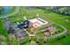 Stunning aerial view of the pool, playground, and common areas in this beautiful community at 1950 Midnight Pass, Brownsburg, IN 46112