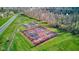Aerial shot showing the tennis and basketball courts in this vibrant community at 1950 Midnight Pass, Brownsburg, IN 46112