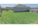 Large fenced backyard, ideal for entertaining or Gathering activities and a playset at 2144 Connie Ct, Franklin, IN 46131