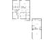 Detailed floor plans showcasing layouts of both floors at 2305 Van Ness Pl, Indianapolis, IN 46240