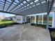 Spacious back patio featuring a pergola and ample space for outdoor entertaining at 2755 Ruffian Dr, Westfield, IN 46074