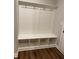 Functional mud room area with built-in storage cubbies and bench, perfect for organization at 2755 Ruffian Dr, Westfield, IN 46074