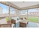 Cozy screened porch furnished with outdoor seating, creating a relaxing retreat at 3130 Shadow Lake Dr, Indianapolis, IN 46217