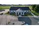 Aerial view of a community building with a well-maintained landscape at 3789 Shady Pointe Row, Greenwood, IN 46143