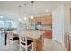 Beautiful kitchen with granite countertops, stainless steel appliances, and breakfast bar seating at 3789 Shady Pointe Row, Greenwood, IN 46143
