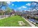Lush backyard with a serene pond and gazebo area, ideal for relaxation at 52 N Oakland Ave, Indianapolis, IN 46201