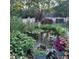 Scenic backyard pond featuring a variety of aquatic plants and goldfish, enhancing the tranquil ambiance at 52 N Oakland Ave, Indianapolis, IN 46201