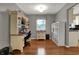 Functional home office space with built-in desk, storage, and natural lighting at 5223 Jerry Ct, Indianapolis, IN 46254