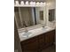 Bathroom with a double sink vanity at 6120 Salanie Pl, Indianapolis, IN 46254