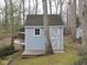 Small exterior shed at 6599 Meadowlark Dr, Nineveh, IN 46164