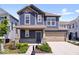 Beautiful two-story home featuring a mix of siding, a covered porch, and an attached garage at 7012 Pickett Pl, Carmel, IN 46033
