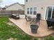 Outdoor patio with comfortable seating and a dining area, perfect for outdoor entertaining and relaxation at 796 Booneway Ln, Bargersville, IN 46106