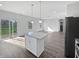 Bright kitchen with granite countertops, stainless steel appliances, and access to the backyard at 8251 Garden Ridge Rd, Indianapolis, IN 46237