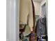 Organized walk-in closet showcasing ample storage space for clothes and accessories, maximizing functionality at 922 Cottage Ave, Indianapolis, IN 46203