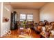 Comfortable living room with large windows providing ample natural light at 10105 Yosemite Ln, Indianapolis, IN 46234
