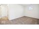 Bright bedroom with neutral carpeting and white trim on the window at 1117 Stubble Run, Danville, IN 46122