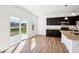 Kitchen featuring stainless appliances, wood cabinets and countertops, and a sliding glass door at 1117 Stubble Run, Danville, IN 46122