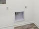 The Utility Room with a white wall is ready for washer and dryer hookups at 1117 Stubble Run, Danville, IN 46122