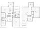 Detailed floor plan showcasing the layout of the home's main level, including the kitchen, living room, and bedrooms at 13494 Moorcroft Dr, Fishers, IN 46037