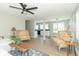 Cozy living room featuring hardwood floors, comfortable seating, and stylish decor at 2741 Mars Hill St, Indianapolis, IN 46241