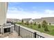 Outdoor deck with grill overlooking the lovely neighborhood at 3527 Brampton Ln, Westfield, IN 46074