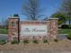 Community sign that reads 