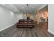Finished basement featuring an entertainment area and a kitchenette at 4415 Voyageur Way, Carmel, IN 46074