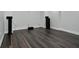 Spacious basement area featuring luxury vinyl flooring and neutral paint at 4415 Voyageur Way, Carmel, IN 46074