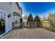 The wood deck is located off the side of the home at 5397 Ripplingbrook Way, Carmel, IN 46033