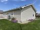 Exterior of home and colorful landscaping at 600 Fairlane Dr, Edinburgh, IN 46124