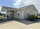 Exterior shot of the home highlighting its roofline and landscaping at 600 Fairlane Dr, Edinburgh, IN 46124