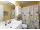 Bathroom with vanity, mirror, and shower at 6174 Bristlecone Dr, Fishers, IN 46038